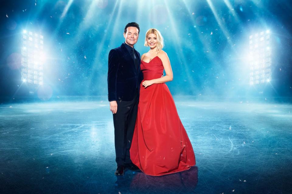 dancing on ice 2024's stephen mulhern and holly willoughby