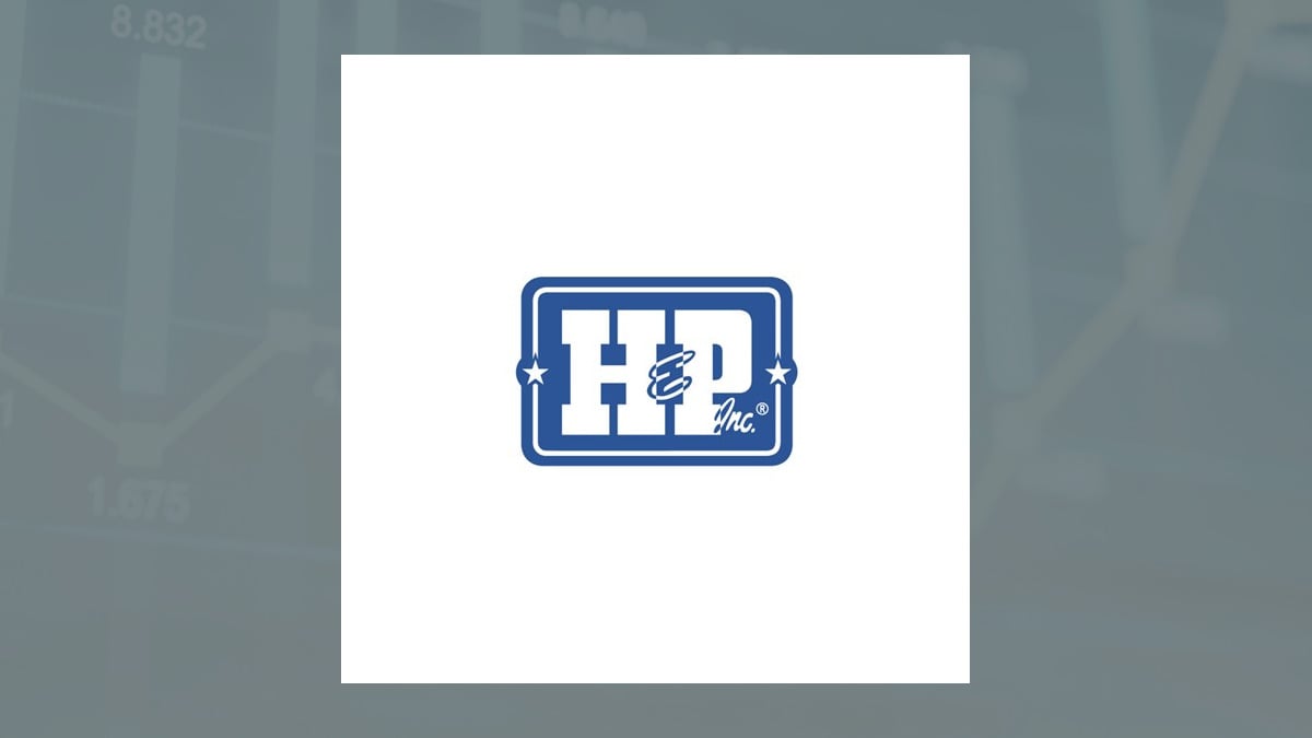 Helmerich & Payne logo with Oils/Energy background