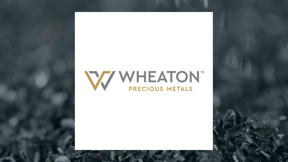 Wheaton Precious Metals logo with Basic Materials background