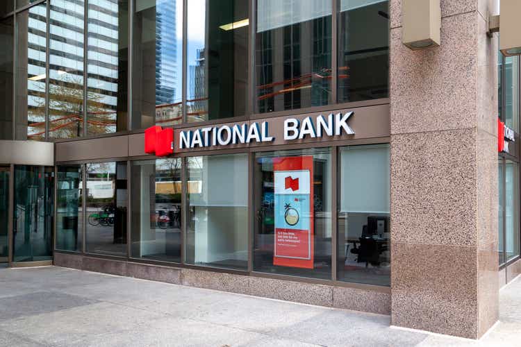National Bank of Canada in Toronto's financial district;