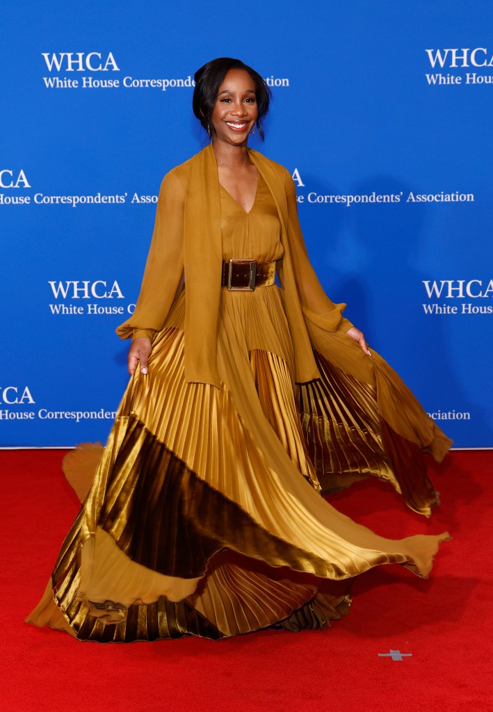 WASHINGTON, DC - APRIL 27: Abby Phillip attends the 2024 White House Correspondents' Dinner at The Washington Hilton on April 27, 2024 in Washington, DC. (Photo by Paul Morigi/Getty Images)