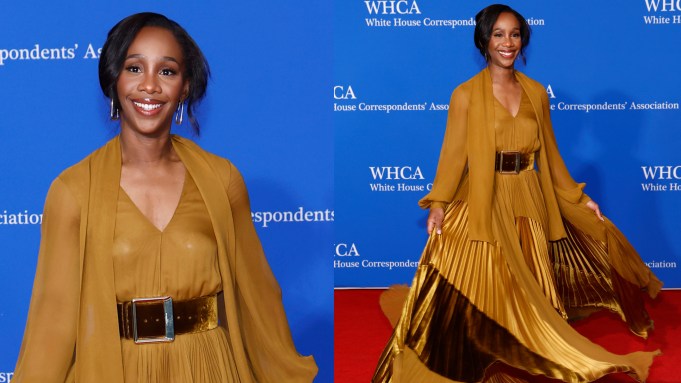 WASHINGTON, DC - APRIL 27: Abby Phillip attends the 2024 White House Correspondents' Dinner at The Washington Hilton on April 27, 2024 in Washington, DC. (Photo by Paul Morigi/Getty Images)