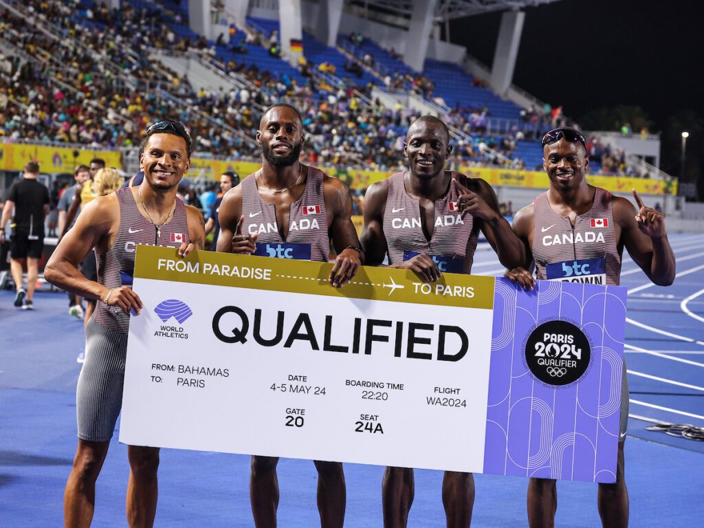 Canadian men’s 4x100m relay team wins silver at World Relays Asset